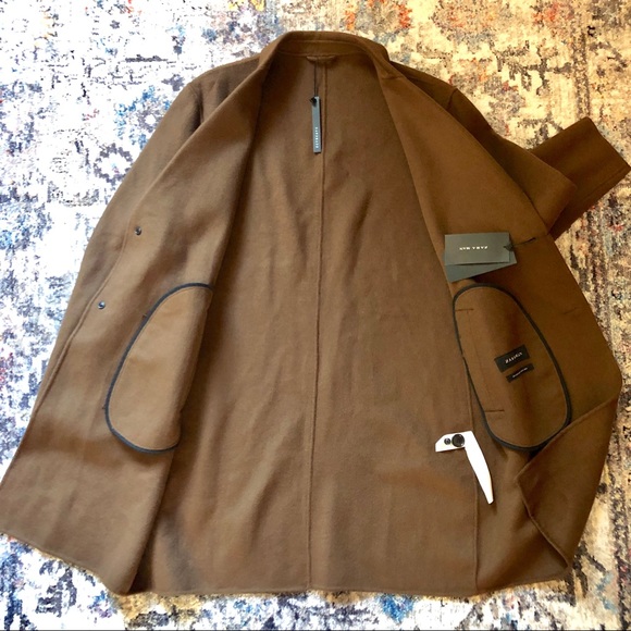 ZARA WOOL COAT - Picture 4 of 8